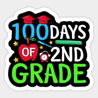 100 days of 2nd grade Sticker